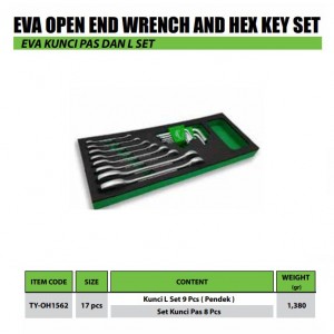 EVA KUNCI PAS DAN L SET 17 PCS